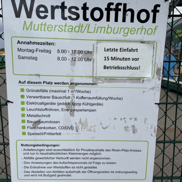 Wertstoffhof Bild